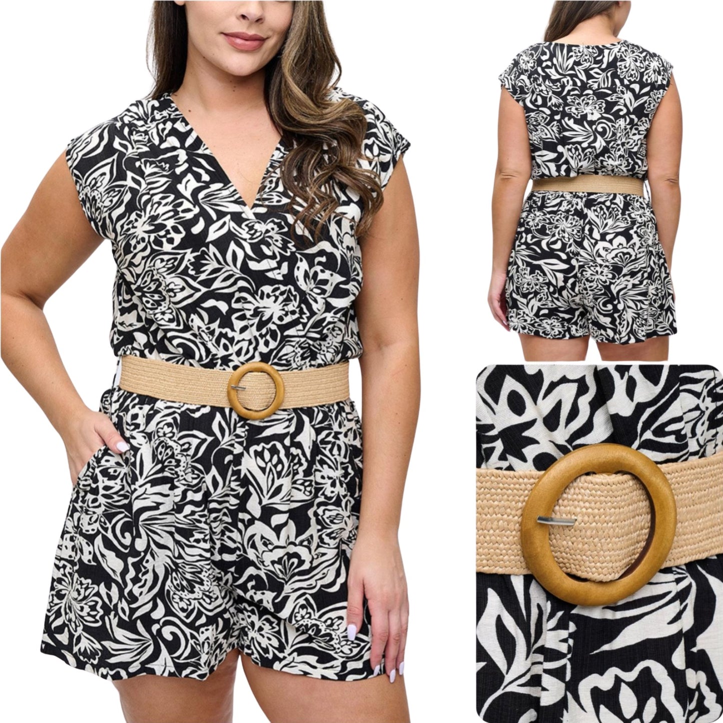 Floral Fantasy Romper