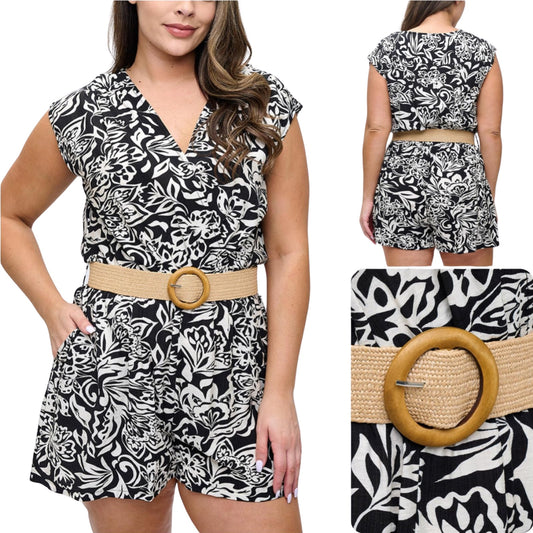 Floral Fantasy Romper